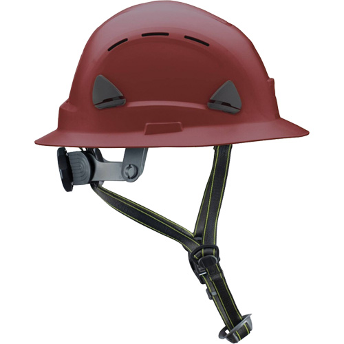 Fibre Metal Climbing Style Helmet with Full Brim, Meets CSA Type 2, Ratchet Suspension, Vented Ottawa Fastener Supply