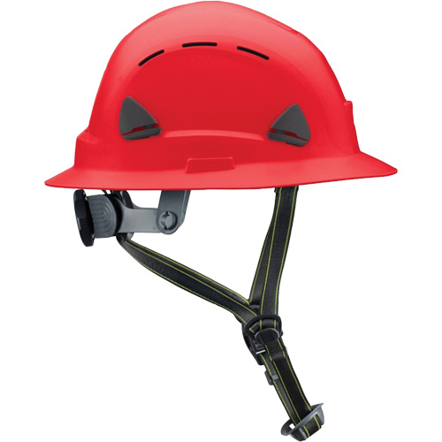 Fibre Metal Climbing Style Helmet with Full Brim, Meets CSA Type 2, Ratchet Suspension, Vented Ottawa Fastener Supply