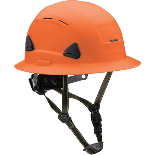 Fibre Metal Climbing Style Helmet with Full Brim, Meets CSA Type 2, Ratchet Suspension, Vented Ottawa Fastener Supply