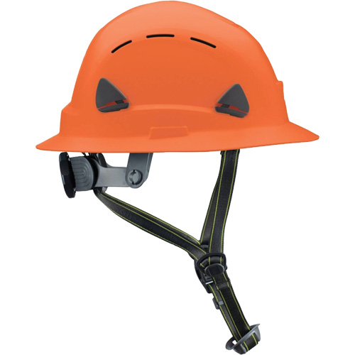 Fibre Metal Climbing Style Helmet with Full Brim, Meets CSA Type 2, Ratchet Suspension, Vented Ottawa Fastener Supply