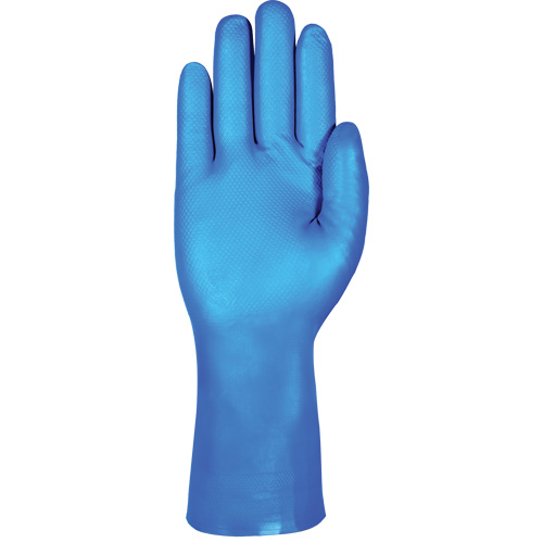 Gants r&eacute;sistants aux produits chimiques bleus pour usage moyen AlphaTec 37-501, Taille 7, 13" lo, Nitrile, 16,5-mil Ottawa Fastener Supply