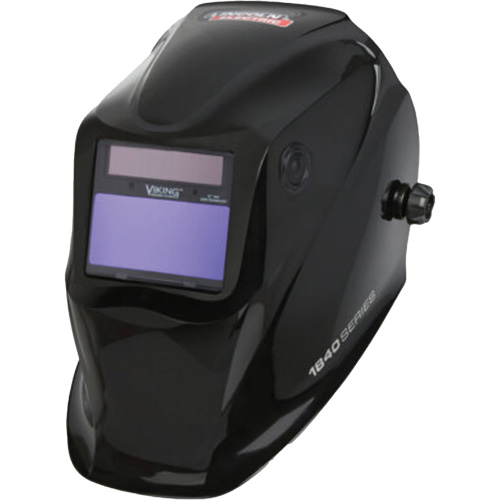 VIKING 1840 Series Auto-Darkening Welding Helmet, 7 - 13 Shade Range, Black Ottawa Fastener Supply