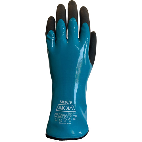 Food, Chemical, Cold & Cut Protection Gloves, Size 7, 12" L, PVC, Nylon Inner Lining Ottawa Fastener Supply