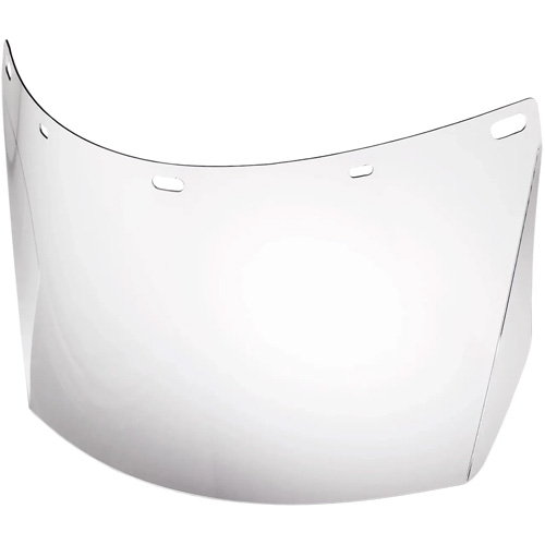 Uncoated Full Face Shield Replacement Lens, Polycarbonate, Clear Tint Ottawa Fastener Supply