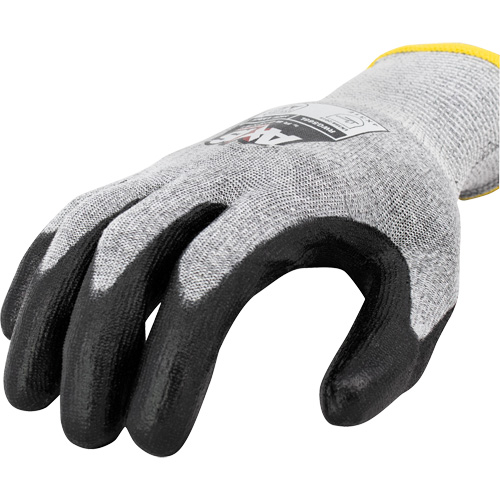 RWG566 AXIS Cut Protection Touchscreen Work Glove, Size Small, 18 Gauge, Polyurethane Coated, Stainless Steel/HPPE Shell, ASTM ANSI Level A5/EN 388 Level E Ottawa Fastener Supply