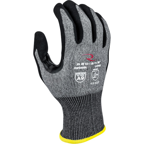 RWG589 Cut Protection Coated Gloves, Size 2X-Large, 18 Gauge, Foam Nitrile Coated, HPPE Shell, ASTM ANSI Level A9/EN 388 Level F Ottawa Fastener Supply