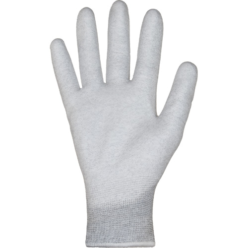 KnitActiv Electrostatic Dissipative Low-Linting White Gloves, 5, Polyurethane Coating, 13 Gauge, Nylon/Cotton Shell Ottawa Fastener Supply