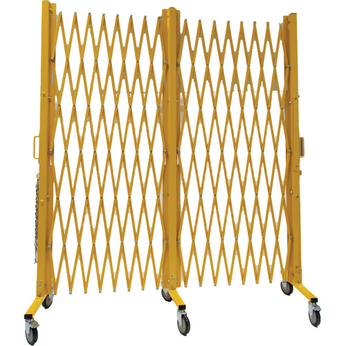 Expandable Barrier, 84" H x 20' L, Yellow Ottawa Fastener Supply