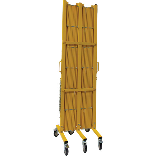 Expandable Barrier, 84" H x 20' L, Yellow Ottawa Fastener Supply