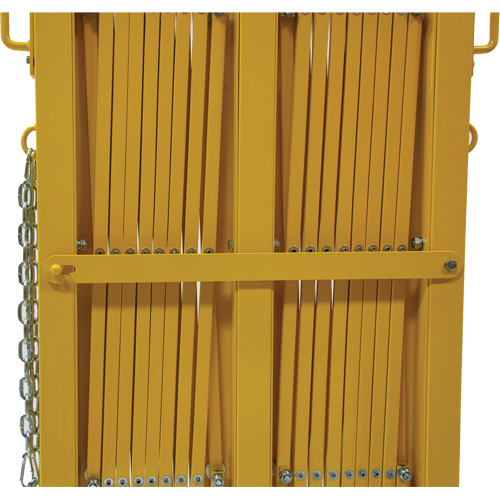 Expandable Barrier, 84" H x 20' L, Yellow Ottawa Fastener Supply