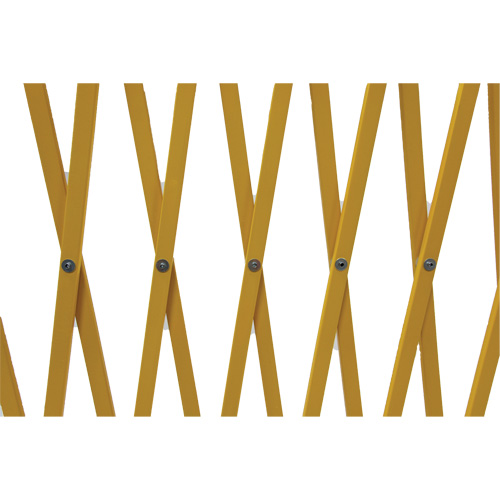 Expandable Barrier, 84" H x 20' L, Yellow Ottawa Fastener Supply