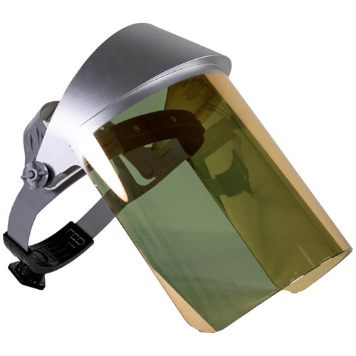 Heat Reflective Face Shield, Polycarbonate, Ratchet Suspension Ottawa Fastener Supply