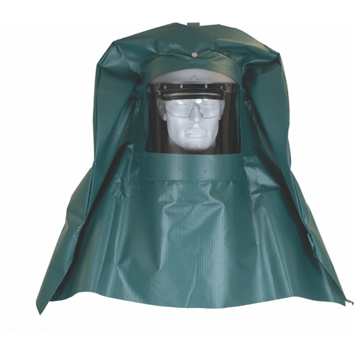 Chemical Splash Hood & Hard Cap with Chemical Resistant Face Shield Ottawa Fastener Supply