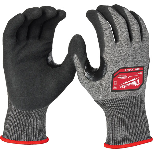 High-Dexterity Gloves, Size Medium, 18 Gauge, Nitrile Coated, Polyethylene Shell, ANSI/ISEA 105 Level 5 Ottawa Fastener Supply