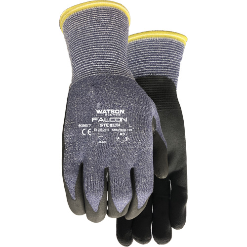Gants r&eacute;sistant &agrave; la coupe Stealth Falcon 367, Taille Petit, Calibre 15, Rev&ecirc;tement Mousse de nitrile, Enveloppe en Fibre de verre/PEHP/Nylon/Spandex, ASTM ANSI niveau A3/EN 388 niveau C Ottawa Fastener Supply