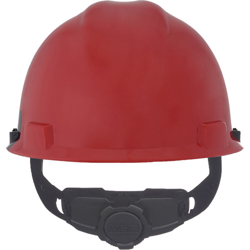 Specialty V-Gard&reg; Hard Hat, Ratchet Suspension, Black/Red Ottawa Fastener Supply