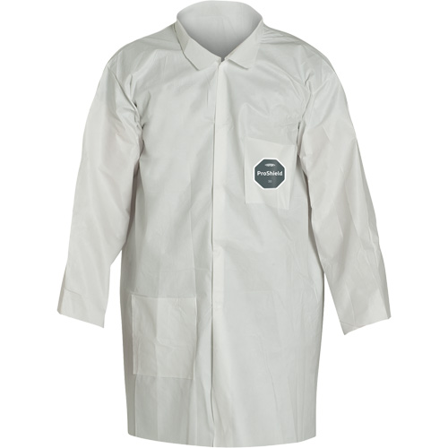 ProShield&reg; 50 Lab Coat, Microporous, White, Small Ottawa Fastener Supply