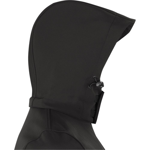 Heated Soft-Shell Jacket, Men's, Small, Black Ottawa Fastener Supply