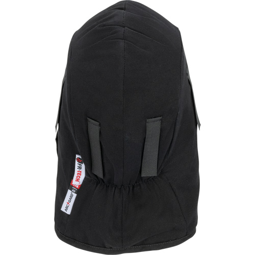 Pioneer 766A Flame-Resistant Quilted Hard Hat Liner with Detachable Mouthpiece, Black/Grey, Cotton/FR-Tech&reg;/Modacrylic/Nylon Ottawa Fastener Supply