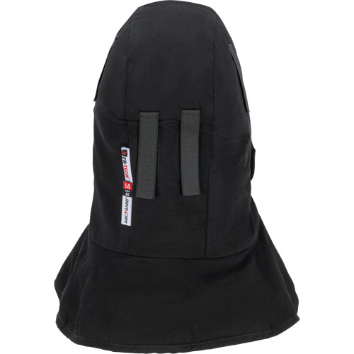 Pioneer 765A Flame-Resistant Quilted Hard Hat Liner with Long Neck & Detachable Mouthpiece, Black/Grey, Cotton/FR-Tech&reg;/Modacrylic/Nylon Ottawa Fastener Supply