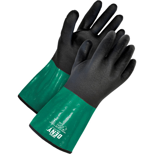 Gants r.sistant aux produits chimiques avec doublure r&eacute;sistante &agrave; la coupe, Taille 9/Grand, 12" lo, PVC Ottawa Fastener Supply