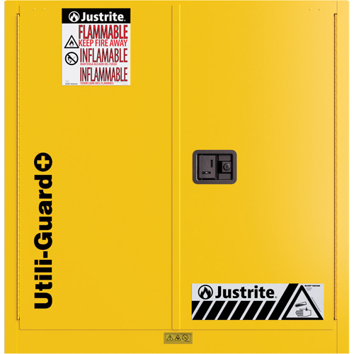 Armoire de s&eacute;curit&eacute; pour produits inflammables Utili-Guard+, 30 gal., 1 Porte(s), 43" La x 44" h x 22" p Ottawa Fastener Supply