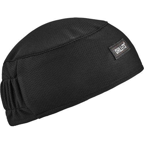 Chill-Its 6630 High-Performance Skull Cap with Terry Cloth Sweatband, Black Ottawa Fastener Supply