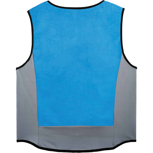 Chill-Its 6667 Wet Evaporative Cooling Vest with Zipper Closure, 2X-Large, Blue Ottawa Fastener Supply