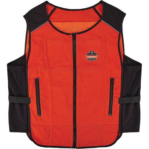 Veste de refroidissement &agrave; changement de phase l&eacute;g&egrave;re Chill-Its 6255 (veste seulement), 2T-grand/3T-grand, Orange Ottawa Fastener Supply