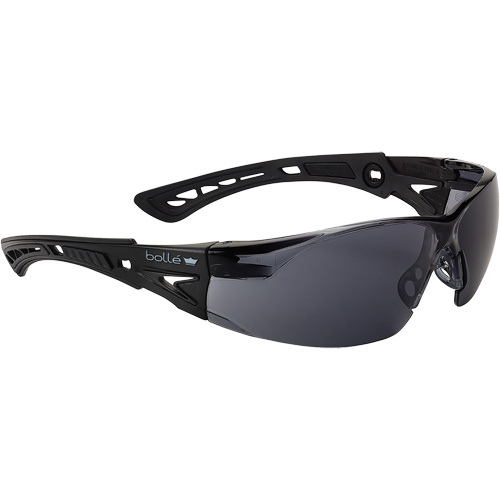 Rush+ Small BSSI Safety Glasses, Smoke/Grey Lens, Anti-Fog/Anti-Scratch, ANSI Z87+ Ottawa Fastener Supply