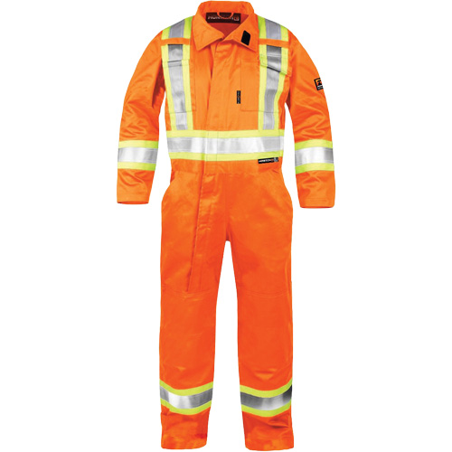 High-Visibility Fire-Resistant Coveralls, Size 2X-Large, Orange Ottawa Fastener Supply