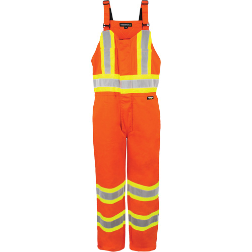 High-Visibility Unlined Overalls, X-Small, High Visibility Orange Ottawa Fastener Supply