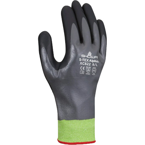 Gants r&eacute;sistants &agrave; la coupe S-TEX Alpha XC822, Taille 2T-Grand/10, Calibre 18, Rev&ecirc;tement Nitrile, Enveloppe en Tungst&egrave;ne, ASTM ANSI niveau A6 Ottawa Fastener Supply