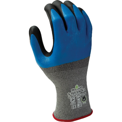 376 Cut-Resistant Gloves, 10/2X-Large, Nitrile/Foam Nitrile Coating, 13 Gauge, Polyester/Stainless Steel Shell Ottawa Fastener Supply