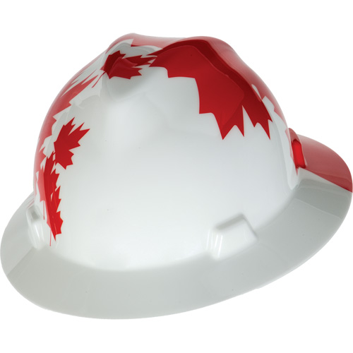 Casque de protection V-Gard &agrave; fentes s&eacute;rie Canadian Freedom, Suspension Rochet, Non ventil&eacute; Ottawa Fastener Supply