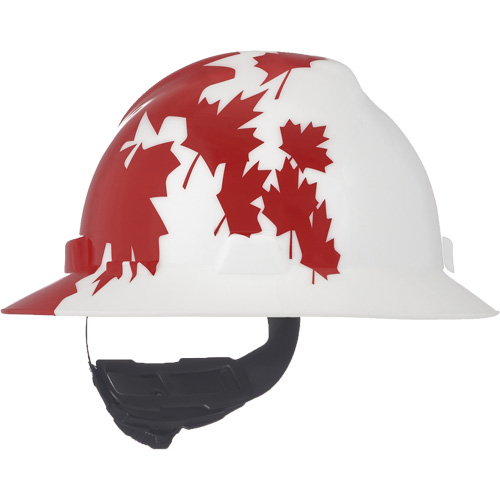 Casque de protection V-Gard &agrave; fentes s&eacute;rie Canadian Freedom, Suspension Rochet, Non ventil&eacute; Ottawa Fastener Supply