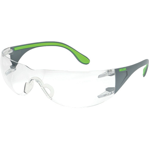 Lunettes de s&eacute;curit&eacute; gris/vert Adapt Lite, Lentille Transparent, Antibu&eacute;e/Anti-&eacute;gratignures, ANSI Z87+/R&eacute;pond ou surpasse la norme CSA Z94.3 Ottawa Fastener Supply