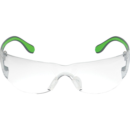 Lunettes de s&eacute;curit&eacute; gris/vert Adapt Lite, Lentille Transparent, Antibu&eacute;e/Anti-&eacute;gratignures, ANSI Z87+/R&eacute;pond ou surpasse la norme CSA Z94.3 Ottawa Fastener Supply
