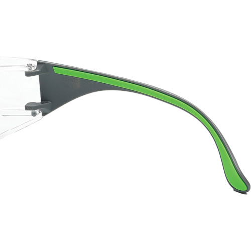 Lunettes de s&eacute;curit&eacute; gris/vert Adapt Lite, Lentille Transparent, Antibu&eacute;e/Anti-&eacute;gratignures, ANSI Z87+/R&eacute;pond ou surpasse la norme CSA Z94.3 Ottawa Fastener Supply