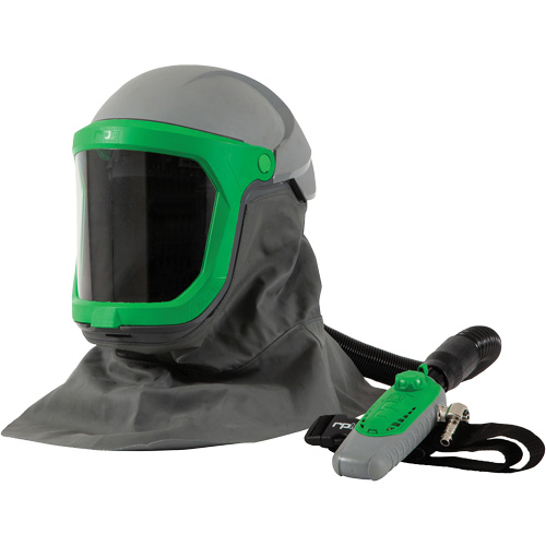 Z-Link Respirator with Safety Lens, FR Shoulder Cape, Breathing Tube & C40, Facepiece Respirator/Welding Helmet Ottawa Fastener Supply