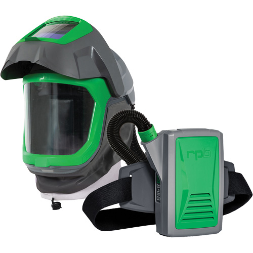 Z-Link Respirator Helmet with Face Seal, Visor & Belt Mount, Facepiece Respirator/Welding Helmet, Lithium-Ion Battery Ottawa Fastener Supply