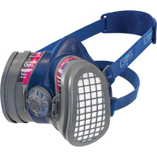 Respirateur Elipse &agrave; profil bas OV/P100 NIOSH avec filtres de rechange, &eacute;lastom&egrave;re/Thermoplastique, Moyen/grand Ottawa Fastener Supply