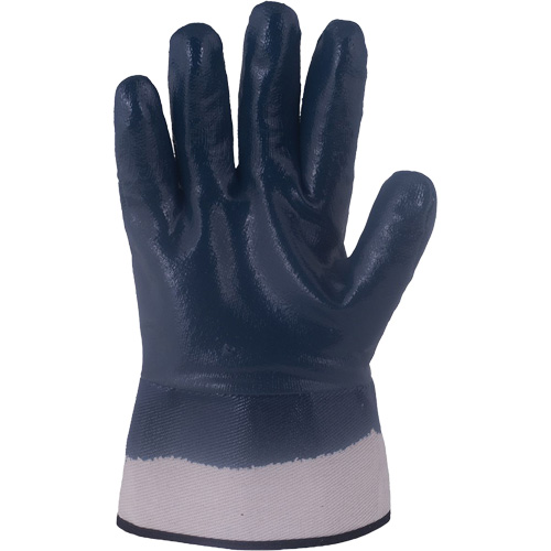 Gants bleu marine avec manchettes renforc&eacute;es &agrave; entoilage coll&eacute; Horizon, T-Grand, R&ecirc;vetement Nitrile, Enveloppe en Jersey/Coton Ottawa Fastener Supply