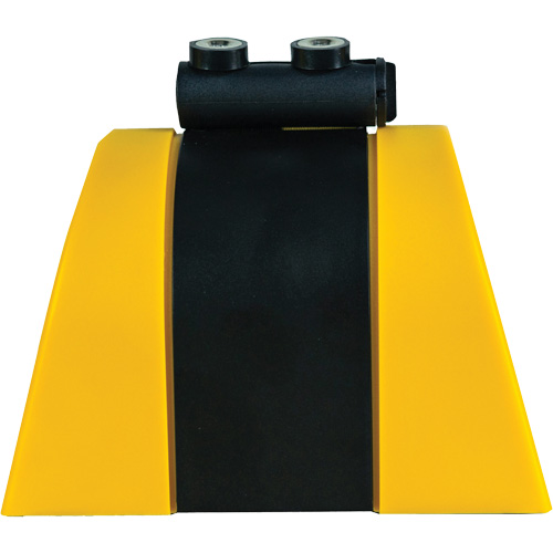 Syst&egrave;me de barri&egrave;re de s&eacute;curit&eacute; HAZLOK, Plastique, Fixation magn&eacute;tique, 30', Ruban Noir et jaune Ottawa Fastener Supply