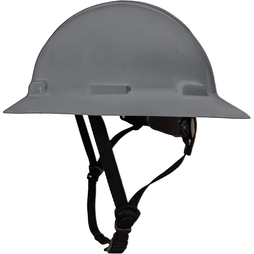 LIDGUARD&reg; Full Brim Hardhat with Chinstrap, Meets CSA Type 1, Ratchet Suspension, Vented Ottawa Fastener Supply