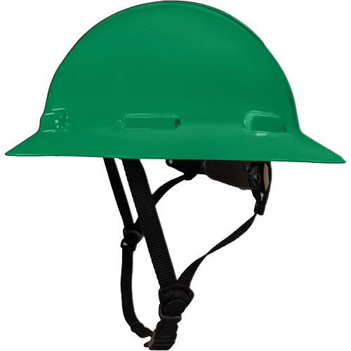 Casque de s&eacute;curit&eacute; &agrave; bordure compl&egrave;te LIDGUARD avec mentonni&egrave;re, R&eacute;pond aux normes CSA type 1, Suspension Rochet, Ventil&eacute; Ottawa Fastener Supply