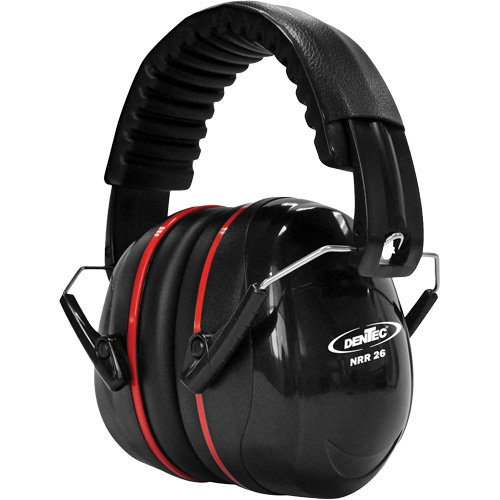 SEALTEC 500 Series Earmuff with Stainless Steel Dual Arms, Folding Headband, 26 dB NRR dB Ottawa Fastener Supply