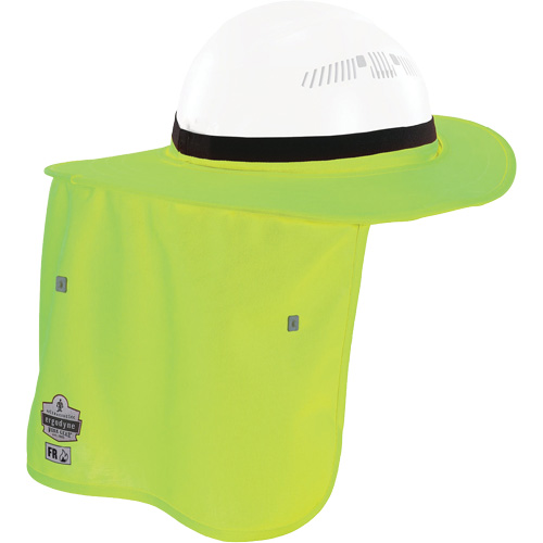 Bordure FR vert lime pour casque de chantier avec cache-cou Ottawa Fastener Supply