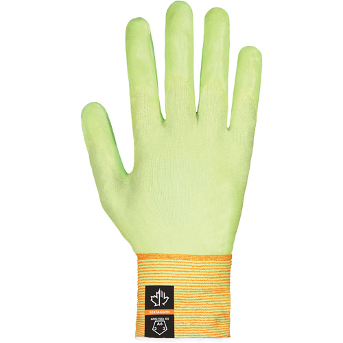 Dexterity Max Ultra-Thin High-Visibility Cut-Resistant Gloves, Size 10, Foam Nitrile Coated, TenActiv Shell, ASTM ANSI Level A6 Ottawa Fastener Supply