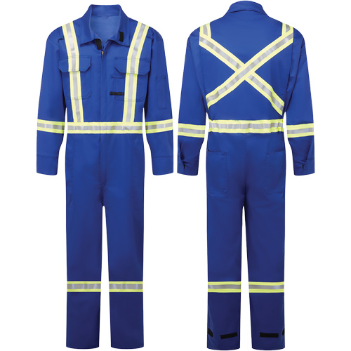 Combinaison de 9 oz FR Avenger, style 109, Hommes, Bleu royal, Taille 44 (grande taille) Ottawa Fastener Supply